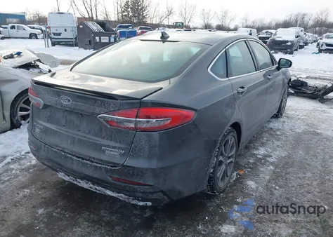 2020 Ford Fusion Hybrid Titanium from USA, damaged, VIN 3FA6P0RUXLR157220